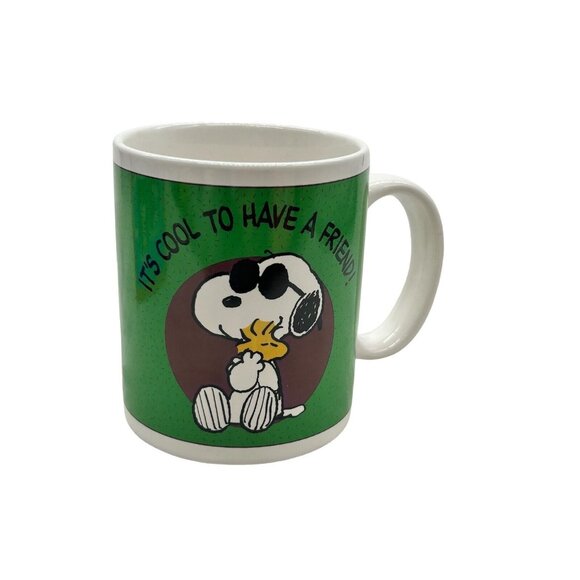 Snoopy Joe Cool & Woodstock Mug • Vandor Thrillsville • Peanuts 12 Oz Ceramic Cu - Picture 5 of 9